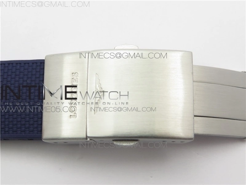 Conquest L3.840.4.56.6 Real Ceramic Bezel SS ZF 1:1 Best Edition Blue dial On Rubber Strap A2824